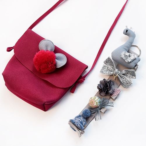 Jual SFT920-red Tas Selempang Mini + Aksesoris ...