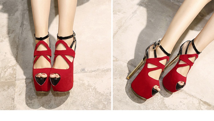 SH53232 IDR.235.000 MATERIAL SUEDE-HEEL-16CM COLOR RED SIZE 36,37,38,39,40