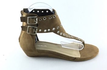 SHF999-brown Flat Shoes Fashion Promo