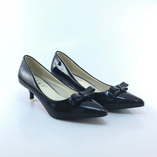 SHH6335-black Heels Pesta Promo 4CM