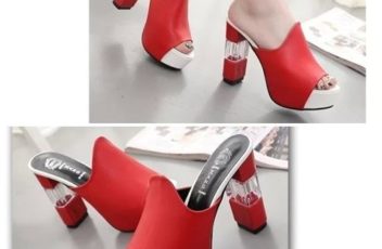 SHH920 IDR.180.000 MATERIAL PU HEEL 11CM COLOR RED SIZE 35,36,37,38,39