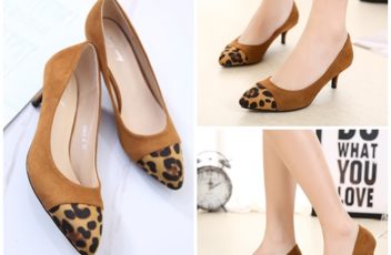 SHH99082-brown Sepatu Heels Elegan 5CM