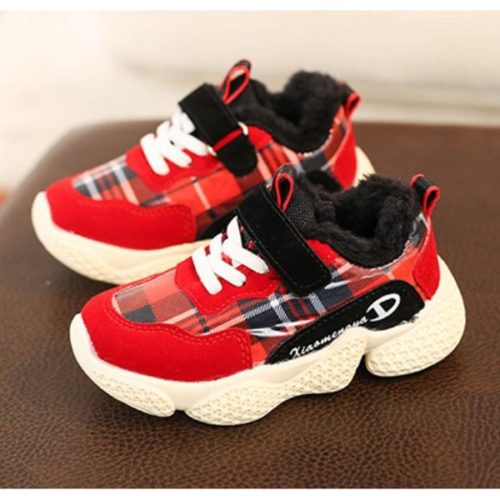 SHK01-red Sepatu Sneakers Anak Imut Import