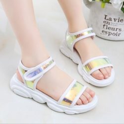 SHK1866-white Sepatu Anak Cantik Import Terbaru