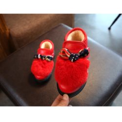 SHK606-red Sepatu Anak Cantik Fashion Import