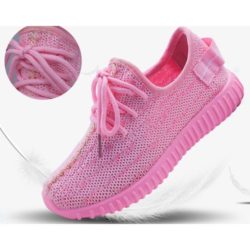 SHK65-pink Sepatu Kets Anak Lucu Stylish Import