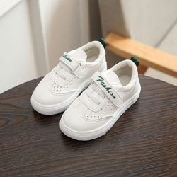 SHK666-green Sepatu Sneakers Tali Anak Unisex