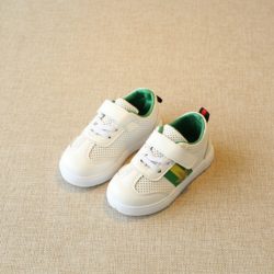 SHK9181-green Sepatu Sekolah Anak Keren Terbaru