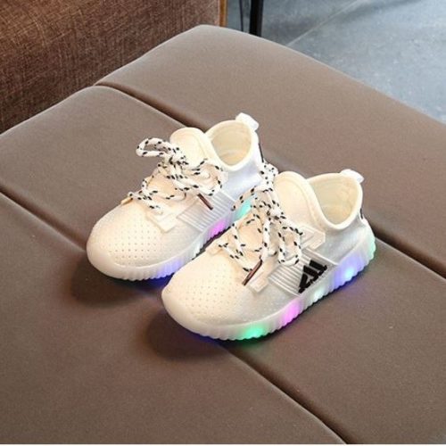 SHKA55-white Sepatu Sneakers Anak Cantik Terbaru Import