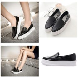 SHS0186-black Sepatu Fashion Import