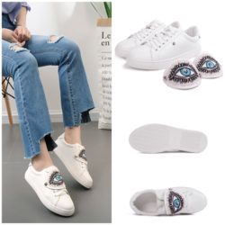 SHS201-white Sepatu Fashion Sport Wanita