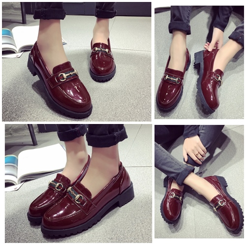 Jual SHS226 red Sepatu  Wanita  Fashion  Import  3 5CM 