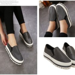 SHS26817-black Sepatu Sport Fashion