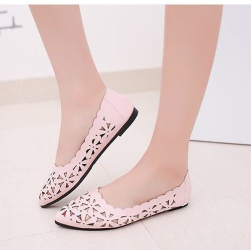 SHS606-pink Sepatu Fashion Casual Cantik Import