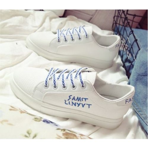 SHS619-blue Sepatu Sneakers Sport Fashion Wanita
