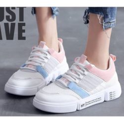 SHS662-white Sepatu Sneakers Modis Import Terbaru