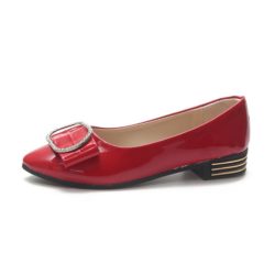 SHS823-red Sepatu Casual Wanita Nyaman Import
