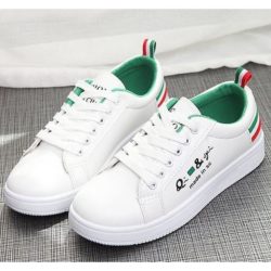 SHSA618-green Sepatu Sneakers Wanita Cantik Import Terbaru