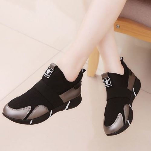 SHSA88-bronze Sepatu Slip On Fashion Wanita Terbaru