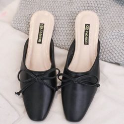 SHSB222-black Sepatu Wanita Modis Kekinian Import