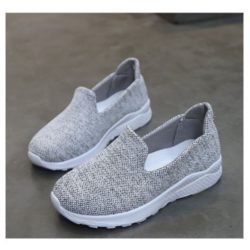 SHSD15-gray Sepatu Slip On Sport Import