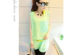 T3842 IDR.11O.OOO MATERIAL COTTON+CHIFFON-LENGTH-INNER-64CM-OUTER-76CM-BUST-96CM-(WITH-BELT) WEIGHT 230GR COLOR GREEN